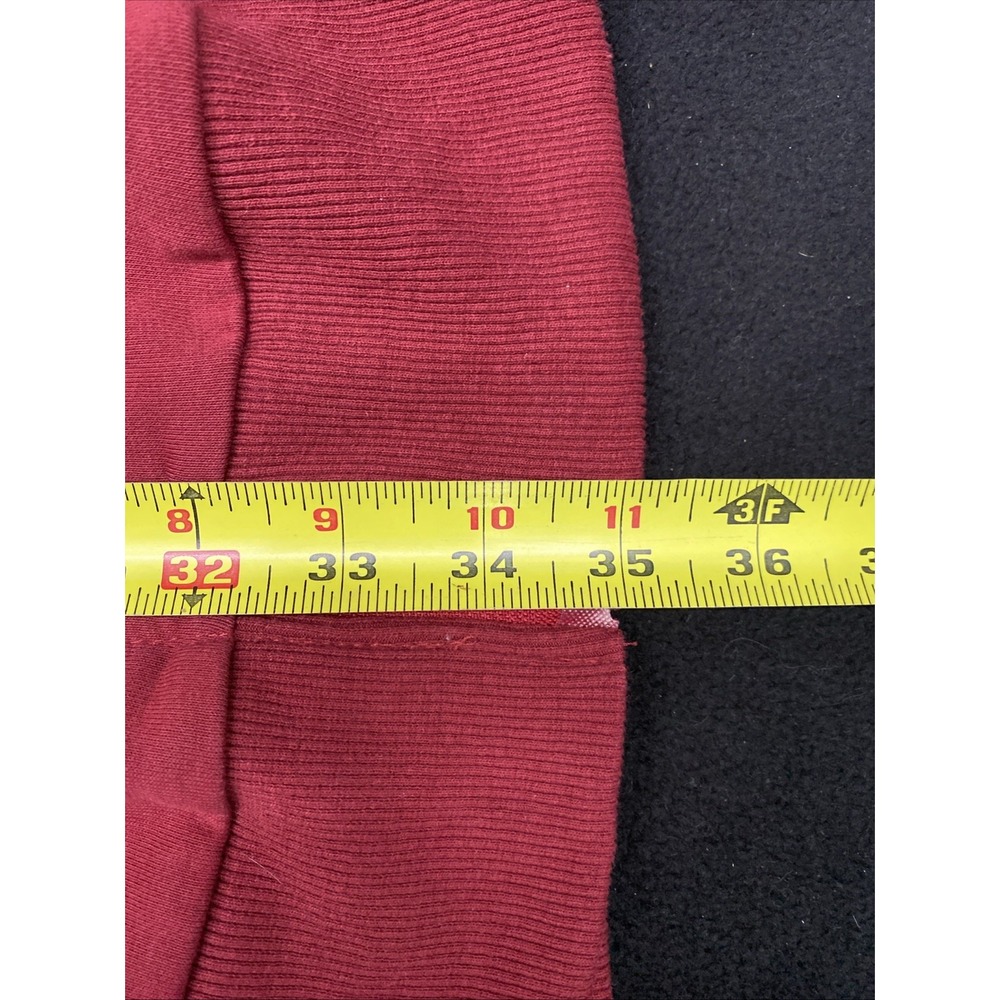 Pretty Garden Burgundy Long Sleeve Full Zip Extra Long Hoodie Women's Size Large - Picture 10 of 10